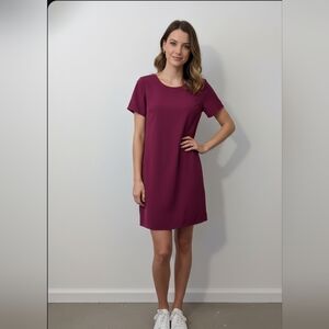 Kimchi Blue Purple Short Sleeve Sheath Dress Small